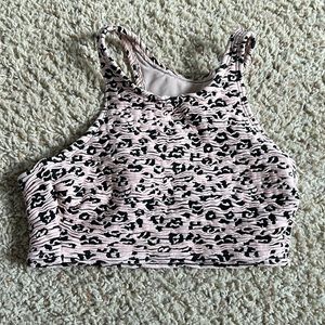 cheetah print swimsuit top